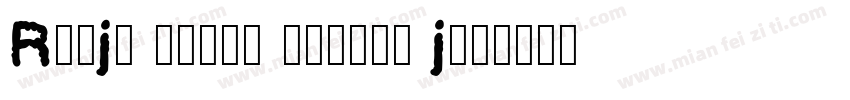Reeji cloud zongyi j字体转换